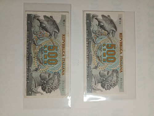 Banconota 500 lire sostitutive - 500,