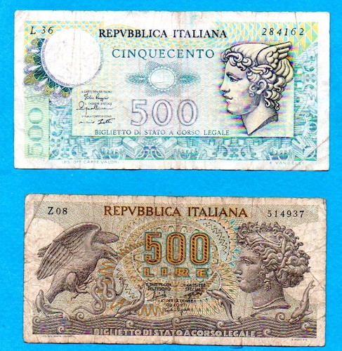 Banconote 500 lire aretusa - 2,