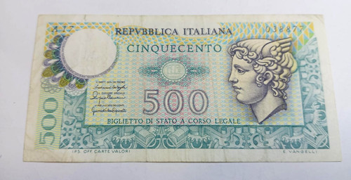 Banconota lire 500 - da,