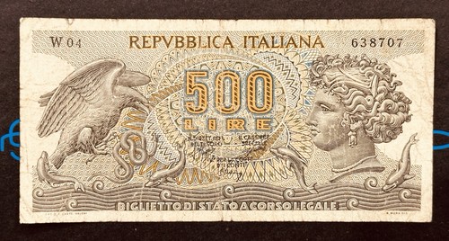 Banconota 500 lire aretusa - banconota, r2