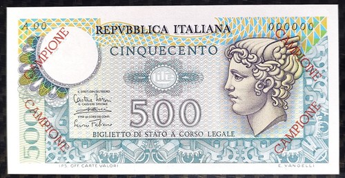 Banconota 500 lire mercurio - banconota,