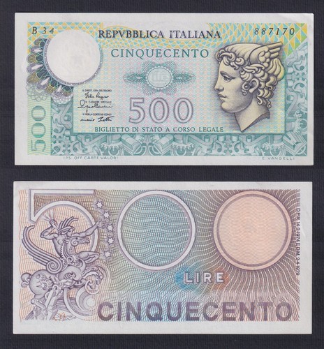 Banconota italia 500 - italia,