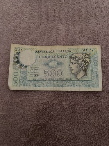 Banconota 500 lire mercurio - 500,