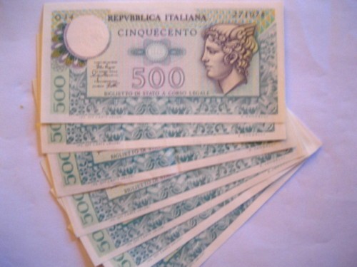 Banconota 500 lire mercurio - da,