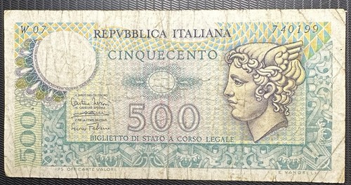 Banconota sostitutiva 500 lire
