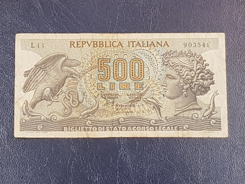 Banconota 500 lire aretusa - banconota,